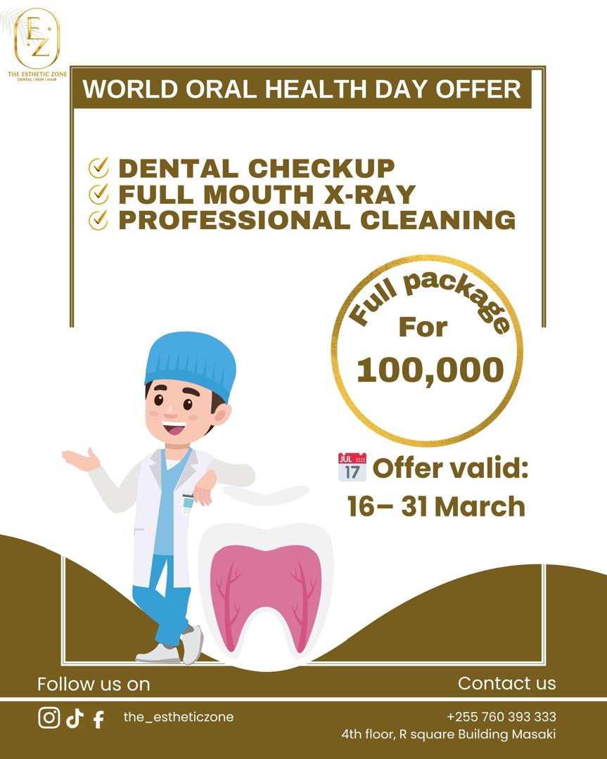 World Oral Health Day Offer in Dar es Salaam – Complete Dental Package